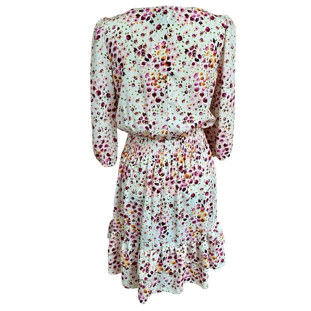 Maison Tara Floral Smocked Ruffle Dress Size 6 NWT - Picture 12 of 16